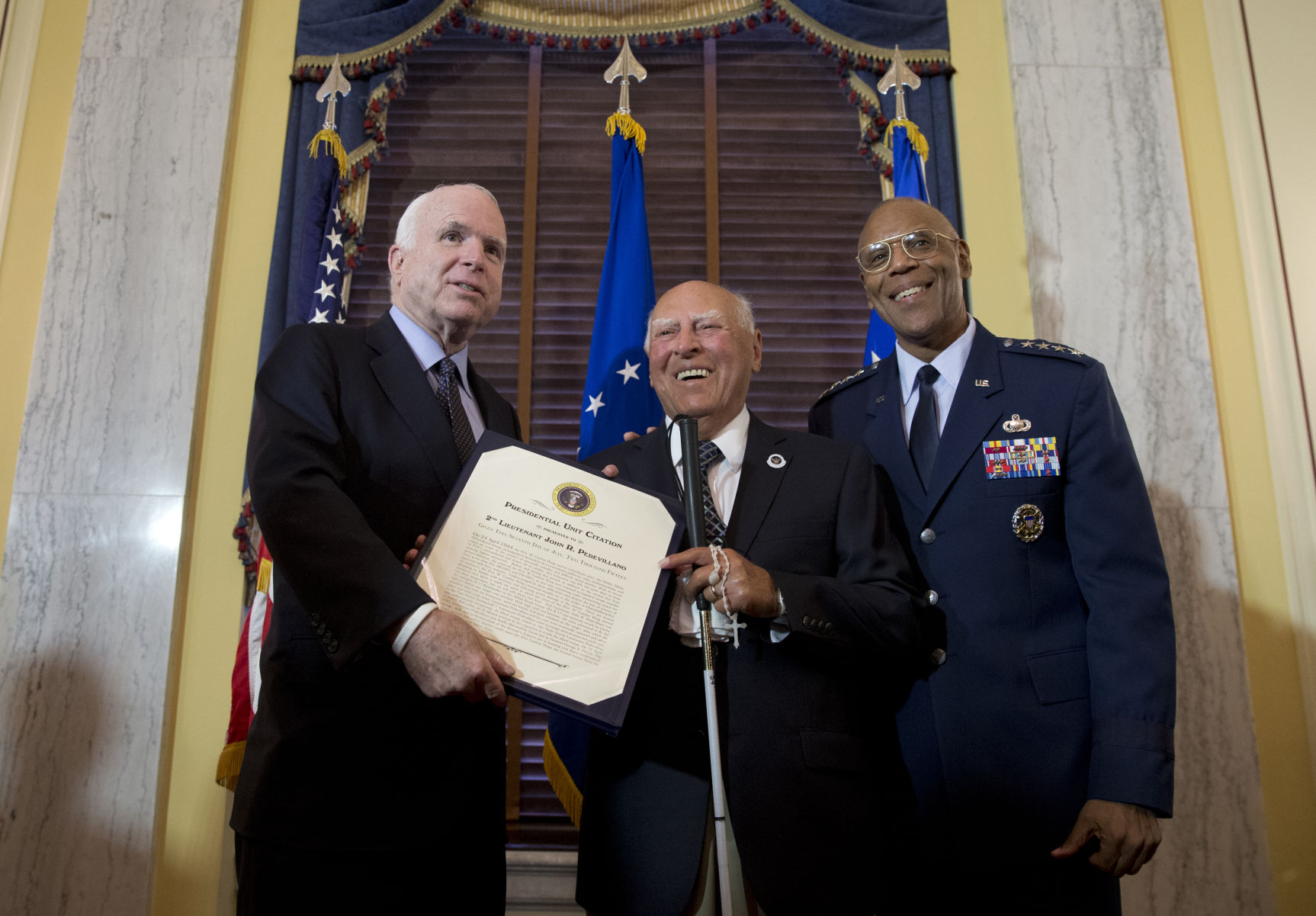 2015: John McCain, Larry Spencer, John R. Pedevillano,